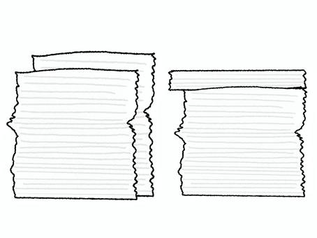 山積みの紙 山積みの紙 紙,山積み,資料,イメージ,pop調,手描き,挿絵,ワンポイント,素材,商用可のイラスト素材