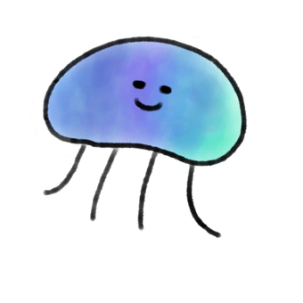 クラゲ クラゲ クラゲ,海,生き物のイラスト素材