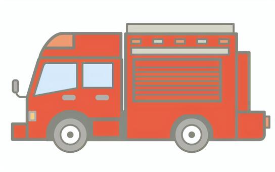 消防署のレスキュー車のアイコン 消防署,レスキュー車,事故,緊急車両,災害,出動,消防,車,アイコン,イラストのイラスト素材