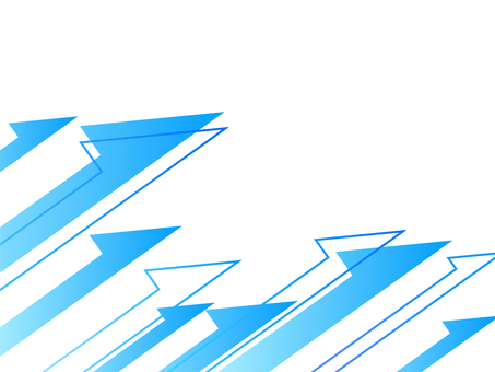 シンプル矢印グラデ背景フレーム 青 矢印,背景,グラデーション,ビジネス,フレーム,枠,青,水色,デザイン,シンプルのイラスト素材