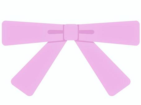 細いリボン（パステルピンク） リボン,かわいい,装飾,ヘアアクセサリー,ピンクのイラスト素材