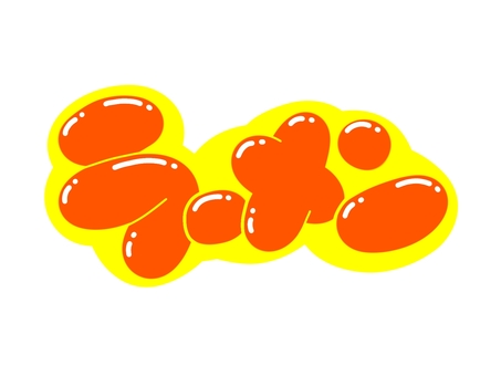 ラーメン 文字,言葉,フォント,手書き風,販促,pop,見出し,丸文字,太字,ラーメンのイラスト素材