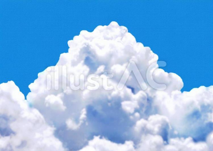 入道雲イラスト No 無料イラストなら イラストac