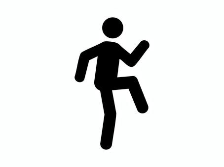 ダンスピクトグラム ダンス,ゴーゴー,ピクトグラム,シルエット,踊り,イエイのイラスト素材