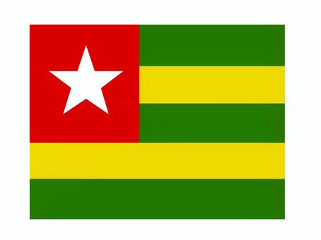 トーゴ トーゴ,国旗,掲揚,軍旗,弔旗,イラストのイラスト素材