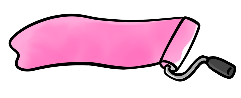 タイトルフレーム風ペイントローラー タイトルフレーム風ペイントローラー ペイントローラー,ペイント,ローラー,ミニ,フレーム,タイトル,見出し,飾り,スペース,書き込みのイラスト素材