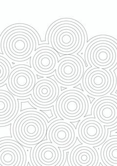 波紋　パターン 波紋,円形,丸,パターン,モノクロ,背景のイラスト素材