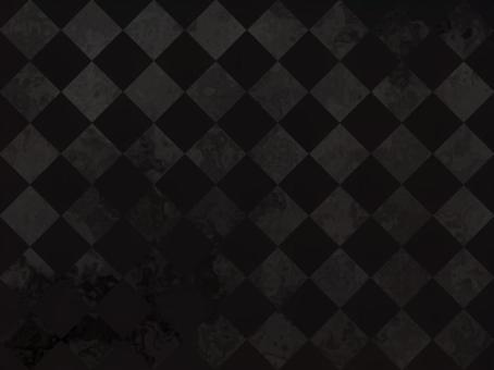 ダークマーブルチェックパターン マーブル,パターン,チェック柄,ひし形,ダイアモンド,市松模様,背景,壁紙,黒,ブラックのイラスト素材