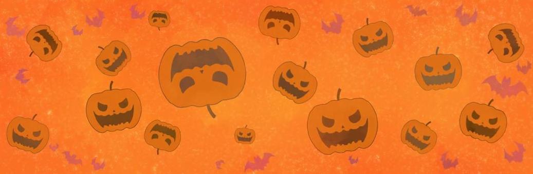 Illustration, header, halloween, jack-o-lantern, 