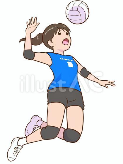 バレー女子 ver.青