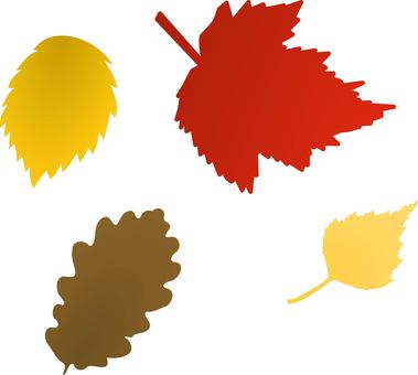 葉 葉,葉っぱ,紅葉,枯葉,枯れ葉,落ち葉,散る,落ちる,オータム,落葉のイラスト素材