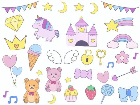 Illustration, fairy tale, tiny, yumekawa, 