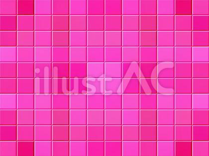 ピンクのグリッド柄の背景壁紙素材の画像