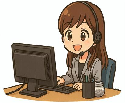 オペレーターの女性