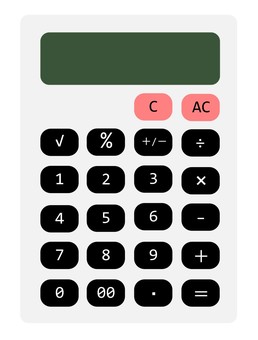 Calculator white, kalkulator, komputer, sprzęt elektroniczny, JPG and PNG