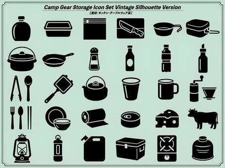 Illustration, camp, outdoor, icon, 