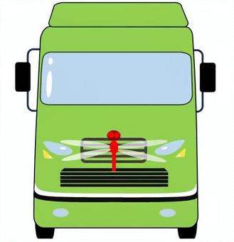 トラック46 車,トラック,正面,物流,運輸,運送,ロジスティクス,貨物,輸送,流通のイラスト素材