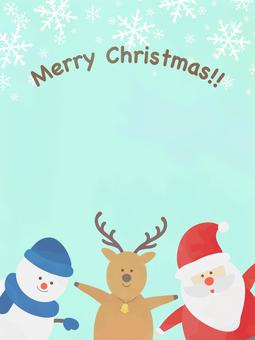 クリスマスのイラスト背景04