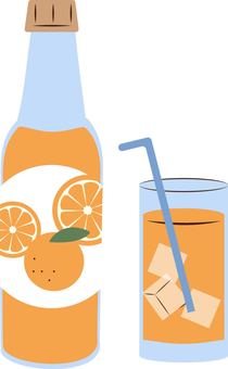 orange juice, orange juice, juice, bottle, JPG, PNG and AI