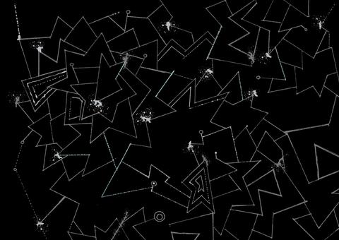 抽象背景 抽象画,アブストラクト,ビビッド,テクスチャ,アクリル,水彩,幾何学模様のイラスト素材