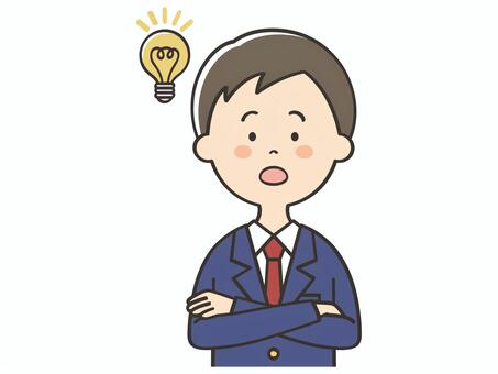 納得する男子学生 ひらめく,ひらめき,アイデア,思いつく,解決,理解,納得,わかる,男の子,高校生のイラスト素材