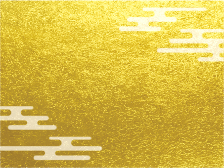 金箔背景雲あり 金,金色,金背景,ゴールド,ゴールド背景,金箔,金箔背景,金地,金和紙,金テクスチャのイラスト素材