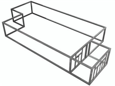 設計 設計,建物,図面,ハウス,平屋,枠,がわ,フレーム,骨組み,シックのイラスト素材