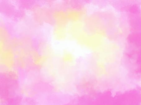 背景,back,さわやか,美しい,ピンク,暖かい,清々しい,きれい,カラフル,静か,穏やか,あざやか,水彩,水彩画,ぼかし,やわらかい