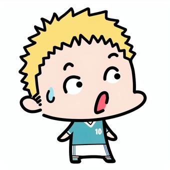 足球男孩正直的金發女郎沒有工具[驚奇], 足球, 運動, minikyara, 