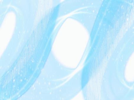 風のリボン-ライトブルー04 風,リボン,ブルー,アクア,波,ライン,透明,爽やか,涼しい,光のイラスト素材