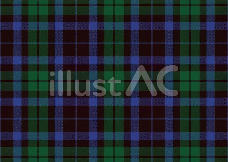BLACK WATCH scottish,clan,tartanのイラスト素材