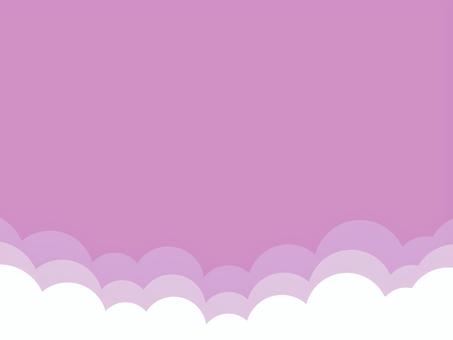 Illustration of sky and clouds Background wallpaper material Purple color, bulut, boş, minik, JPG, PNG and EPS