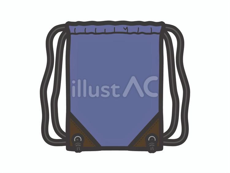 ナップサック10 ナップサック,巾着,ファッションのイラスト素材