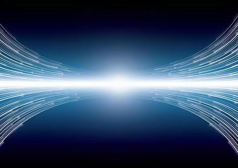 光のファイバーとエネルギーのデジタル素材 デジタル,サイバー,テクノロジー,エネルギー,光,ファイバー,ライン,スタイリッシュ,青色,背景のイラスト素材
