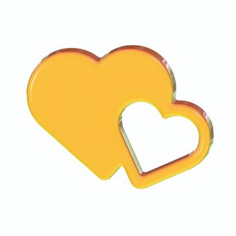 3d heart, JPG and PNG 3d heart, plump, dimensional, cute, JPG and PNG
