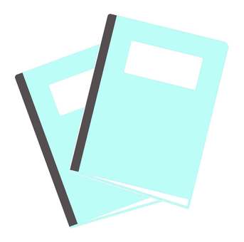 Illustration, esta, caderno, livro, 