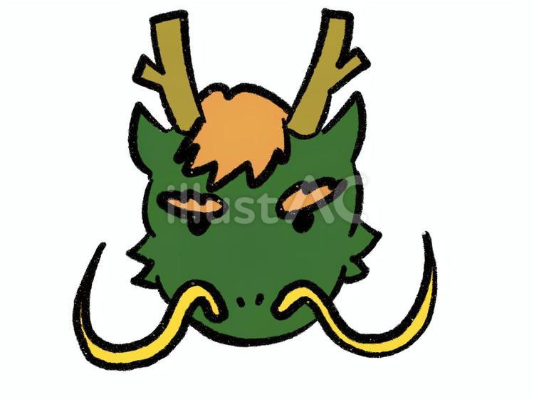 ゆるかわ辰　アイコン ゆるい,かわいい,辰のイラスト素材