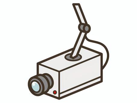 防犯カメラ_04 防犯カメラ,カメラ,監視カメラ,セキュリティ,防犯,監視,見守り,セキュリティシステム,安心,安全のイラスト素材