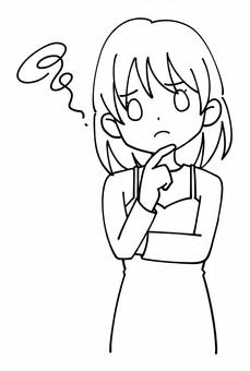Illustration, to worry, thinking, worry, 