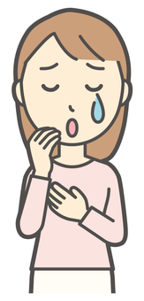  ロングヘア女性-219-バスト