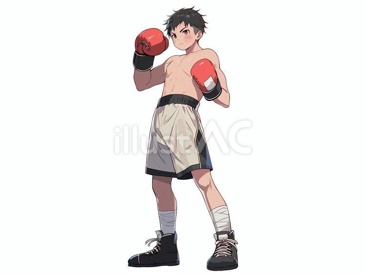 ボクサーの男性 ボクシング,ボクサー,スポーツのイラスト素材