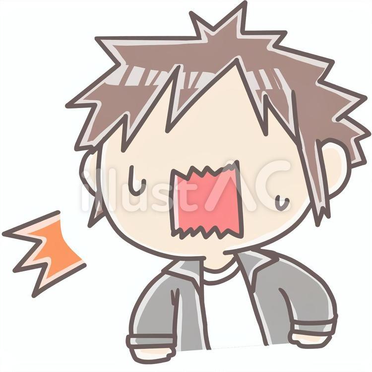 ショックを受ける男性 ショック,男性,受けるのイラスト素材