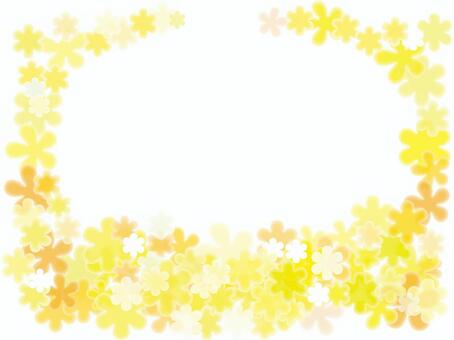 Yellow flowers, flower, card, background, JPG and PNG