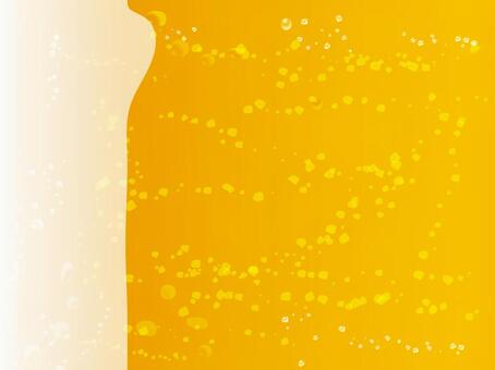 ビール背景ヨコ ビール,背景,フレーム,ジョッキ,泡,飲み物,居酒屋,ビアホール,バー,飲食店のイラスト素材