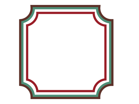 角丸へこみフレーム　ワイン　正方形 フレーム,枠,背景,秋,秋色,9月,10月,11月,シック,シンプルのイラスト素材