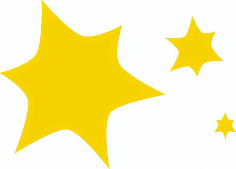 キラキラ星⑦ 煌めき,複数,デジタル,ai,jpg,png,フラットイラスト,無料,主線なし,商用利用可のイラスト素材