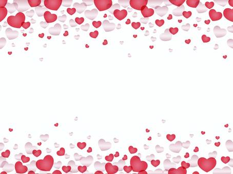 Seamless valentine's day frame, , JPG, PNG and AI