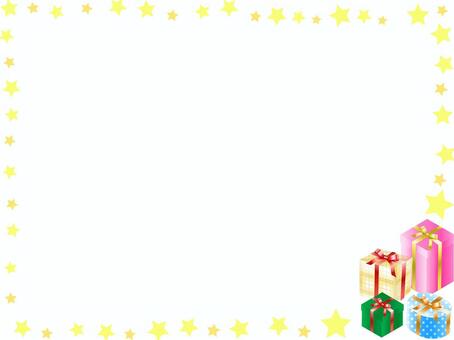 Gift box frame / background / wallpaper, , JPG, PNG and AI