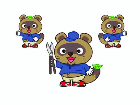 たぬきのキャラクター