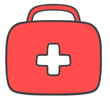ファーストエイドポーチ ファーストエイド,ポーチ,救急箱,バッグ,エマージェンシー,携帯,応急処置,医療,防災,アウトドアのイラスト素材